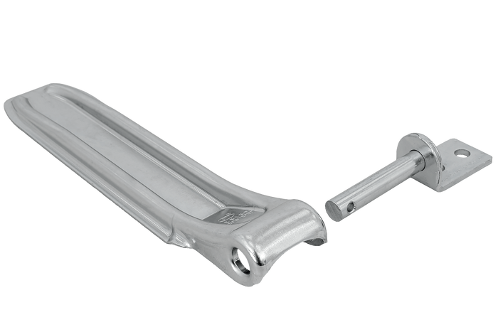 Cerniera laterale con maniglia STEELPRESS ZW-01.270A+UZ-01B montaggio laterale rimorchio completo