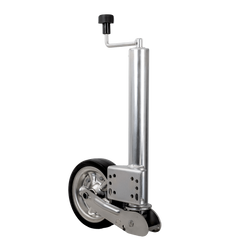 Ruota di spinta rinforzata KNOTT ATK60 con maniglia 350 kg 60 mm 785-1020 mm