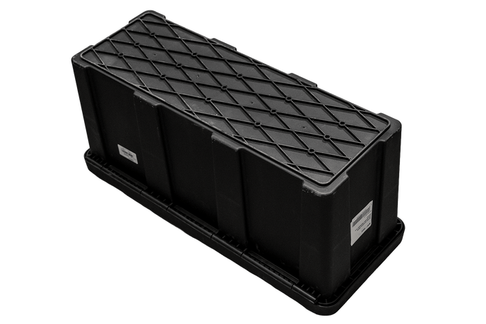 Cassetta degli attrezzi DAKEN 82203 BLACKIT 750x300x355mm 50,6l