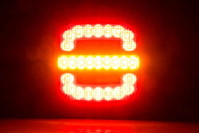 HORPOL ROCA LZD2800 Fanale posteriore a LED 3 funzioni universale