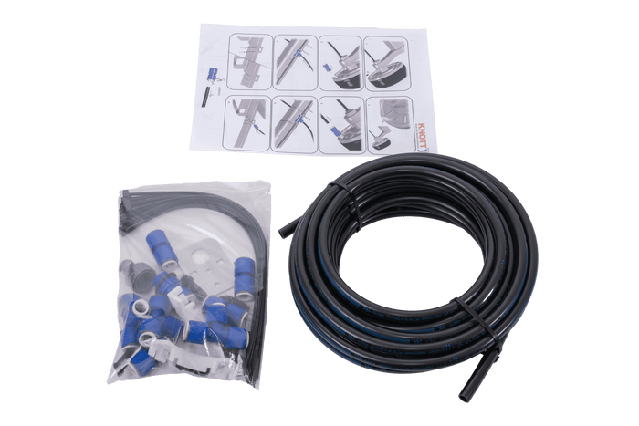 Sistema di lavaggio freni per assale tandem KNOTT 200x50 tipo 20-2425/1