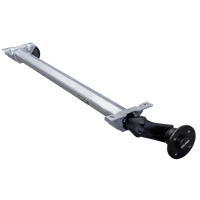 Asse AL-KO OPTIMA non frenato per rimorchio 750kg 1130mm 1443mm 4x100