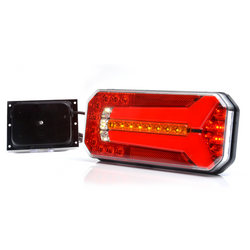 WAŚ W150DD Fanale posteriore a LED 6 funzioni universale 