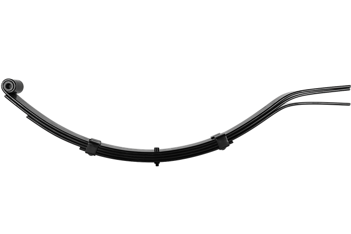 Molla a 4 foglie per rimorchi da 76,5 cm e 375 kg.