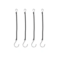 Set di quattro cavi di sicurezza con ganci ProPlus 342130S, lunghezza 285 mm
