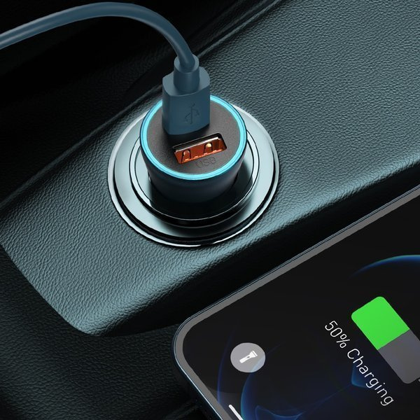 BASEUS Golden Pro 2xUSB 40W Caricabatterie per auto + cavo USB
