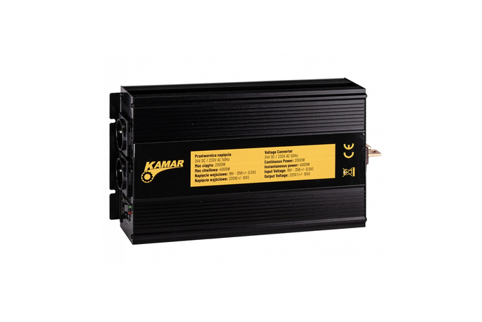 Convertitore di tensione 24V/230V (2000/4000W) KAMAR E1931