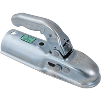Gancio a sfera KNOTT K7.5-E per rimorchio da 750 kg con timone tubolare da 70 mm