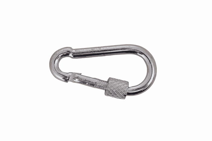 Moschettone con sicurezza per corde DROMET KSZ.4.40 moschettone per pompiere 4x40mm