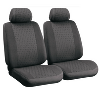 Set di coprisedili per auto LAMPA Glamur antracite, per i sedili anteriori