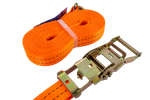 Cinghia di fissaggio UNITRAILER arancione da 10 m/35 mm/2 t con tenditore