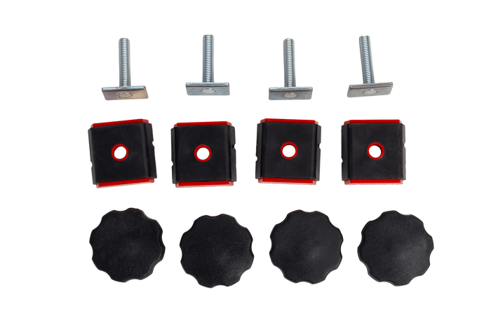 Profilo a T MF (scanalature) - adattatore per travi con scanalature a T - Inter Pack Traxer, Carver, Zenith