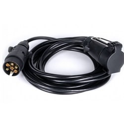 Cavo elettrico KAMAR E1223 5m 12V spina/presa 7PIN