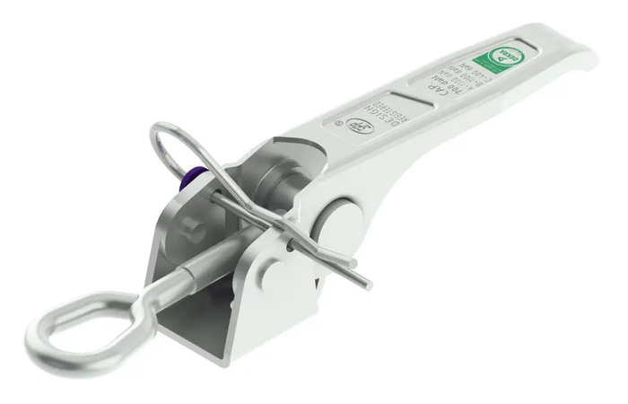 STEELPRESS ZB-03 gancio laterale per bloccaggio laterale eccentrico del rimorchio