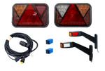 Set luci: luci posteriori a LED FRISTOM FT-270 + luci di posizione a LED FRISTOM FT-145 + cablaggio MANTES 4,5 m 7PIN