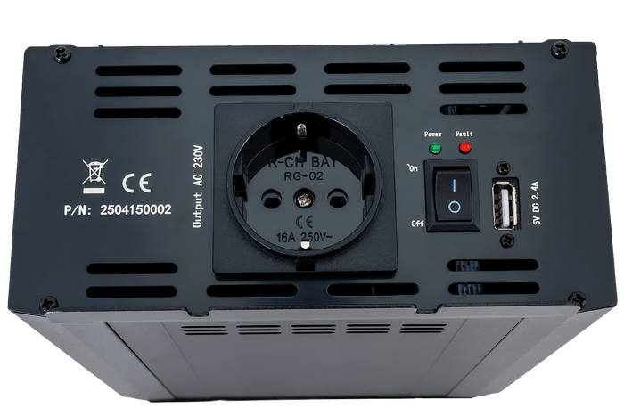 Convertitore di tensione 24V/230V (1000/2000W) KAMAR E1927