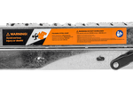 UNITRAILER ALR004B rampe pieghevoli in acciaio per rimorchi, 190 cm, portata 400 kg, set da 2