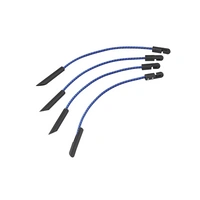 Set di quattro clip per teloni ProPlus 342180, cordini flessibili multifunzionali, 280 mm