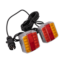 TT Technology TT.12007 Fanali posteriori a LED 4 funzioni sinistra + destra, magnetici