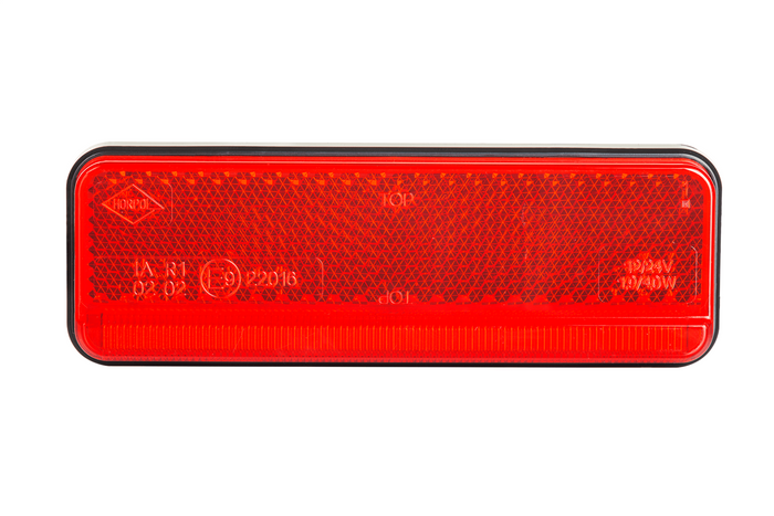 HORPOL LD 2437 Lampada di segnalazione a LED rossa universale SLIM