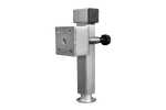 UNITRAILER D-110.000.049 supporto a manovella estensibile per rimorchio pianale da 1300 kg 410-645 mm
