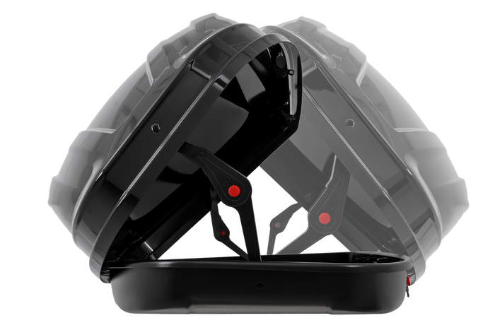 Box da tetto Inter Pack Stella 481 grafite metallizzato (flexi fit G2)