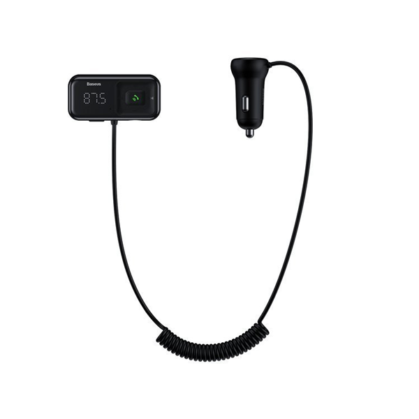 Trasmettitore FM BASEUS T tipo S-16 bluetooth 5.0 MP3 + caricabatteria da auto 2x USB