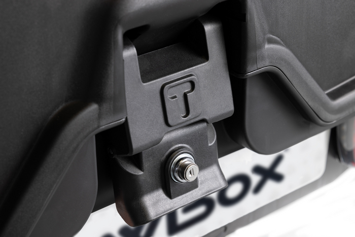 Towbox Alpha urban black - box portabagagli da montare sul gancio di traino