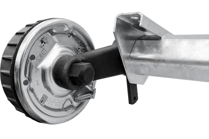 Assale frenato AL-KO COMPACT per rimorchio/carro attrezzi 1350kg 1800mm 2250mm 5x112