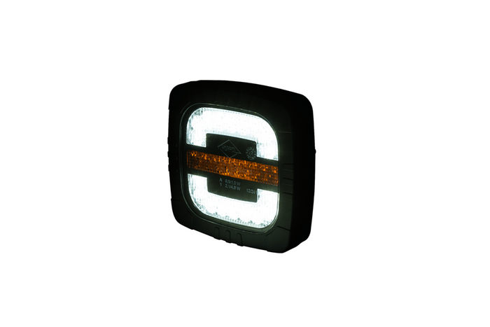 Faro anteriore a LED universale HORPOL ROCA LZD 2799 con 2 funzioni.