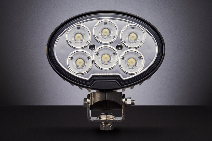 Faro da lavoro a LED con riflettore TT TECHNOLOGY NERO TT.13359F 6xLED 4800lm ovale