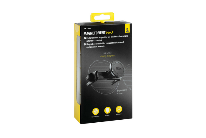 Supporto magnetico per telefono LAMP Magneto Vent Pro per bocchette di ventilazione universali