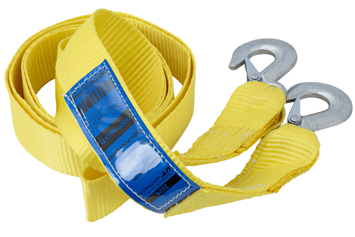 Cavo di traino con ganci UNITRAILER cinghia di traino 3m/50mm/3t giallo