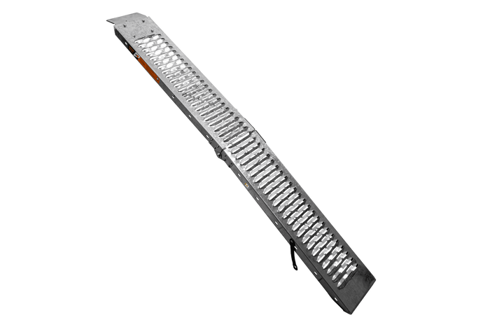 UNITRAILER ALR004B rampa pieghevole in acciaio per rimorchio, 190 cm, 200 kg