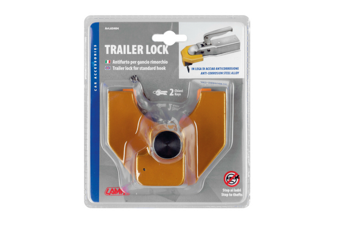Protezione per gancio di traino LAMP 65404 con serratura universale