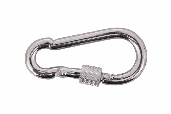 Moschettone con sicurezza per corde DROMET KSZ.5.50 moschettone per pompiere 5x50mm