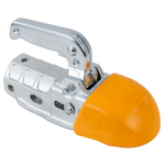 Gancio a sfera STEELPRESS BC-3000C-00-00+Z3 per rimorchio da 3000 kg con timone tubolare da 35-50 mm, ghisa