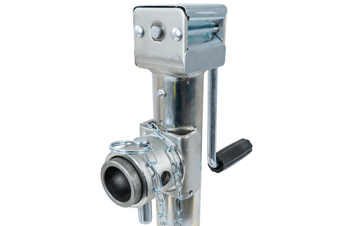 Supporto estendibile con adattatore UNITRAILER TJ5001+TJ5002A per rimorchio pianale da 1300 kg 364-614 mm