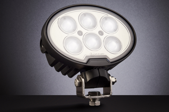 Faro da lavoro a LED con riflettore TT TECHNOLOGY NERO TT.13359F 6xLED 4800lm ovale
