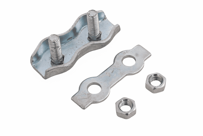 Morsetto a doppia sella DROMET ZLS.4 per corde da 4 mm