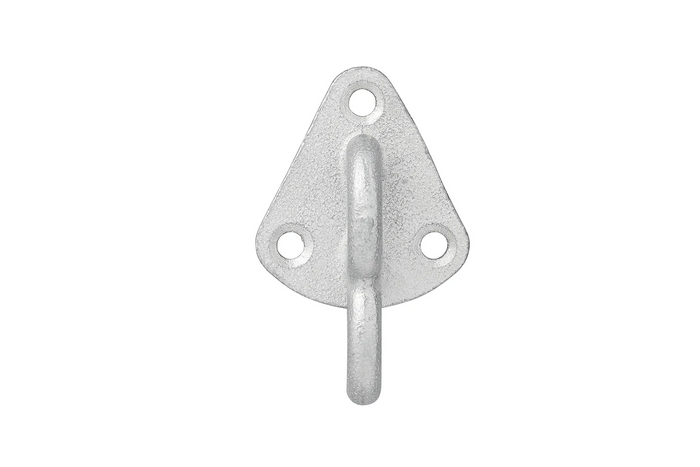 Gancio laterale in metallo ProPlus 342157 con occhiello per fissare teloni e cinghie di fissaggio per rimorchi.