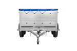 RIMORCHIO LEGGERO BIASSE CON SOVRASPONDE RUOTINO E TELONE GARDEN TRAILER 264/2 KIPP 