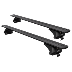 Barre portatutto Inter Pack Virgo IR 110 (G2) con binari integrati (nero)