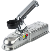 Gancio a sfera WINTERHOFF WW8-G per rimorchio da 800 kg con timone quadrato da 60 mm