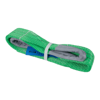 Cinghia di sollevamento HEFFA da 1 m/60 mm/2 t con anelli