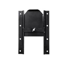 Valvola a saracinesca nera per scivolo per cereali UNITRAILER per rimorchi agricoli 250x355mm