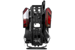 Inter Pack Velox 3 LED - portabici pieghevole da gancio di traino per 3 biciclette con luci a LED (nero)
