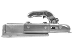 Gancio di traino KNOTT K7.5-H+KZE7.5 per rimorchio da 750 kg con timone a V.