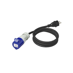 Adattatore con spina con messa a terra e presa CEE 16A ProPlus 373527DE, cavo da 150 cm