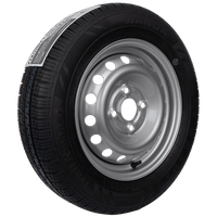 Ruota per rimorchio PNEUMATICO WANDA 155/70 R13 79N CERCHIO TRAILER TOP 4Jx13"H2 4x100 ET:30